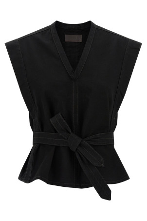 'Chasuble' vest Black