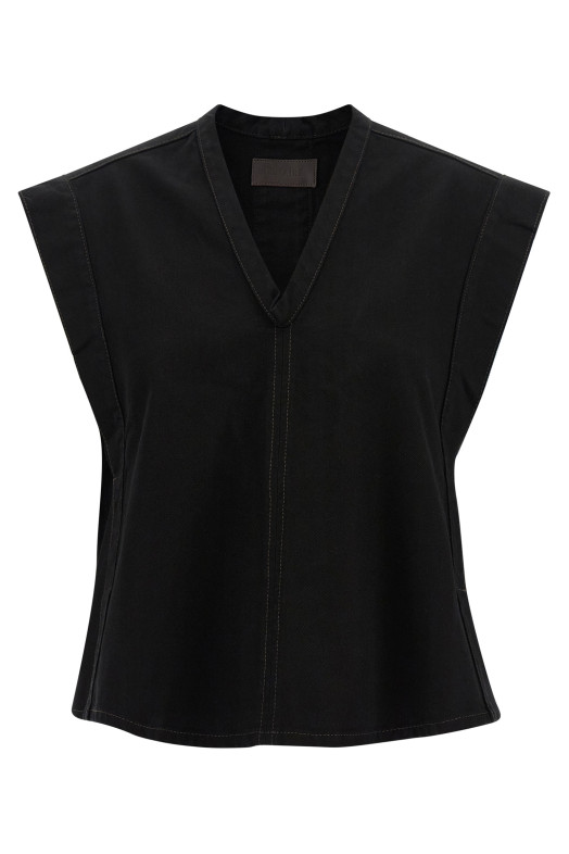 'Chasuble' vest Black