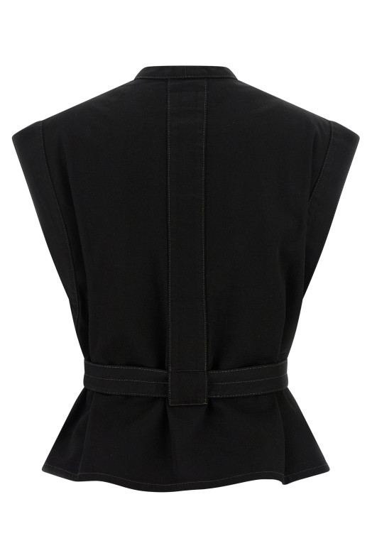 'Chasuble' vest Black