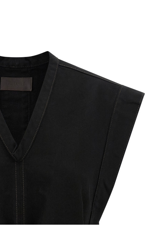 'Chasuble' vest Black
