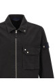 Denim overshirt Black