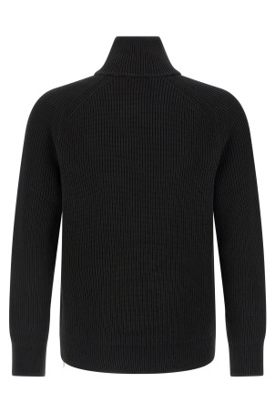 Zip sweater Black