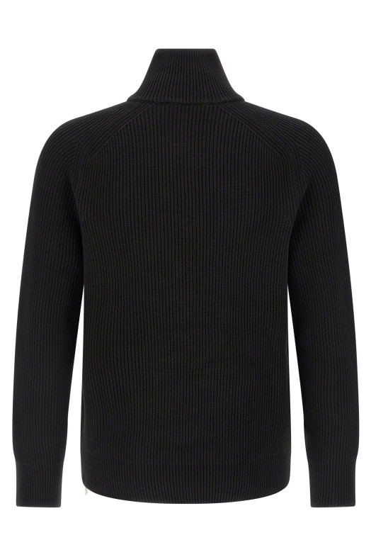 Zip sweater Black