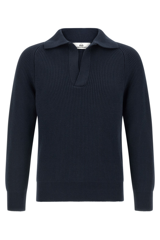 Polo sweater Blue
