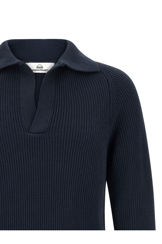 Polo sweater Blue