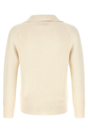 Polo sweater White