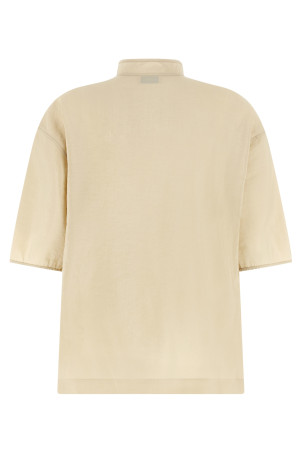 'Soft Collar' top Beige