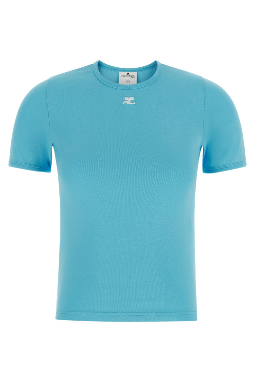 'Signature Contrast' T-shirt BLUE