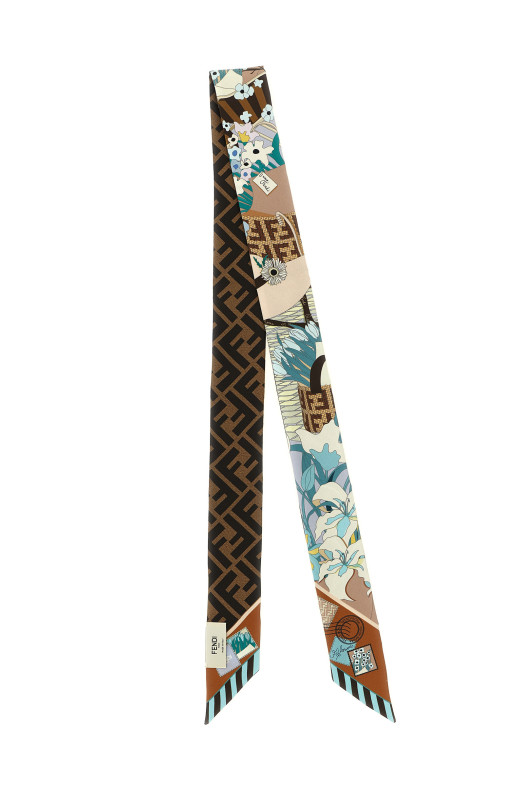 'Wrappy' double-face bandeau Multicolor