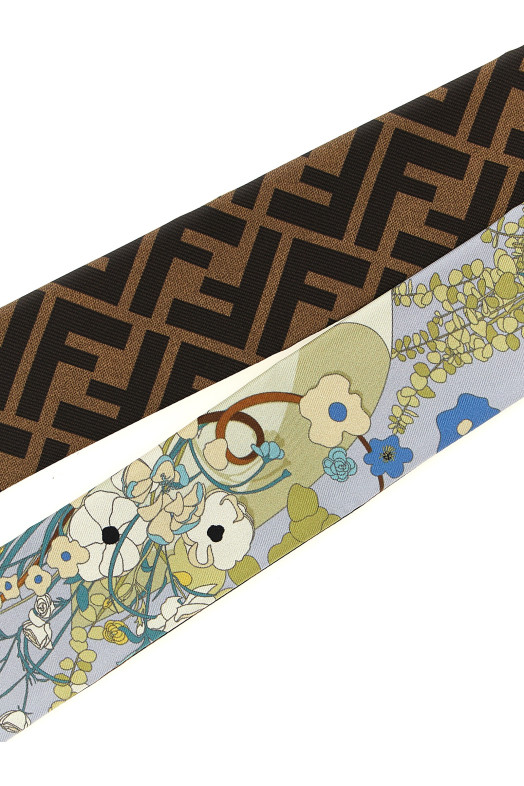 'Wrappy' double-face bandeau Multicolor