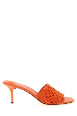 'Les Mules Cubisto' sandals orange
