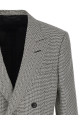 Jacquard blazer Black-grey