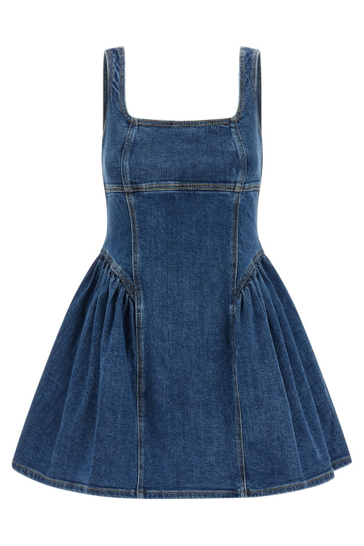 Denim mini dress Blue