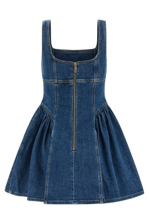 Denim mini dress Blue