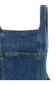 Denim mini dress Blue