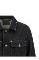 Denim blouson Black