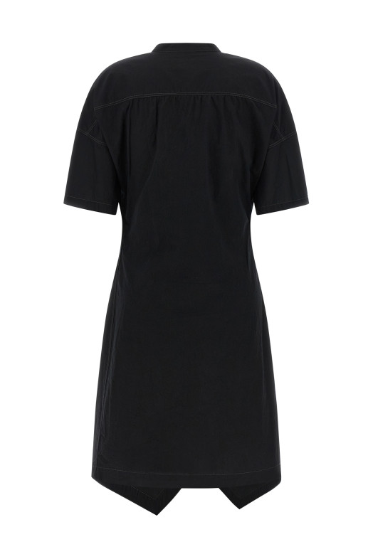 'Soft collar' dress Black