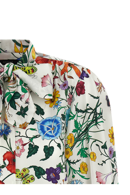 'Flora' shirt White