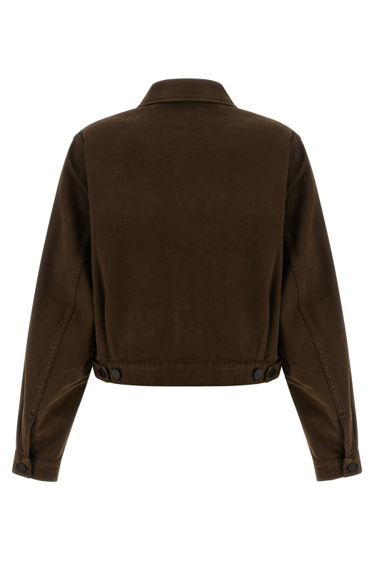 Blouson crop Brown