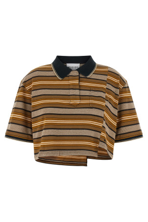 'Isalyne' polo shirt Beige