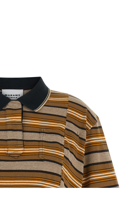 'Isalyne' polo shirt Beige