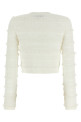 'Pointelle Diamante' cardigan White