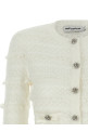 'Pointelle Diamante' cardigan White