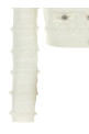 'Pointelle Diamante' cardigan White