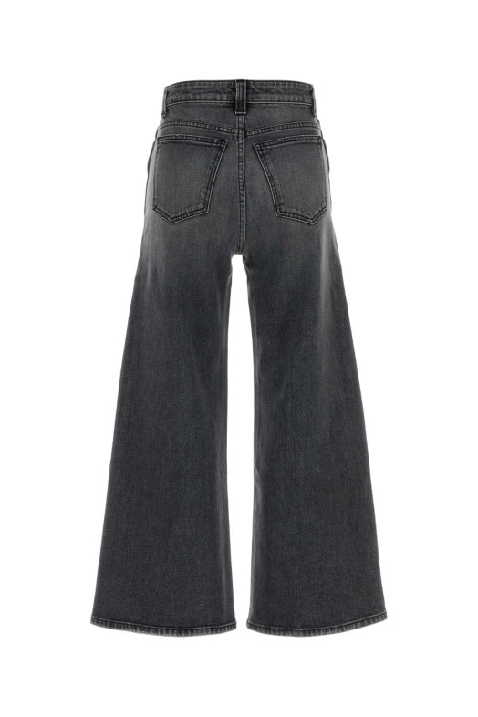 Black stretch denim Delina jeans Black KHAITE (1179925031W925)