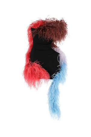 Embellished jersey Keri mini dress THE ATTICO (232WCA171H137)