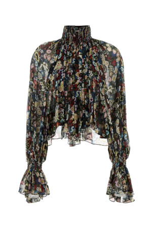 Printed crepe blouse KHAITE (24323372W3372)