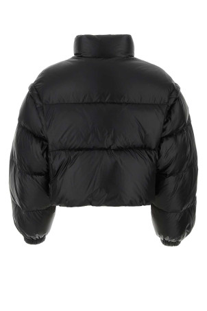 Black nylon down jacket Black PRADA (291805S22211A9)