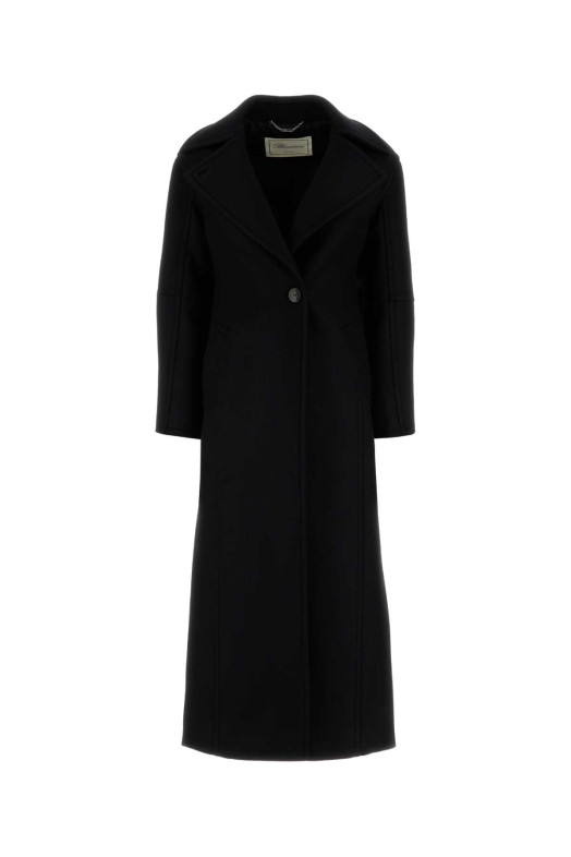Black wool blend coat BLUMARINE (2S099B)