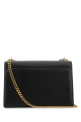 Black leather medium Sunset shoulder bag Black SAINT LAURENT (442906D420W)