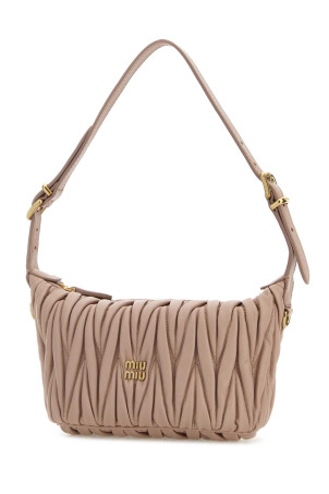 Pink leather handbag MIU MIU (5BP100AN88)