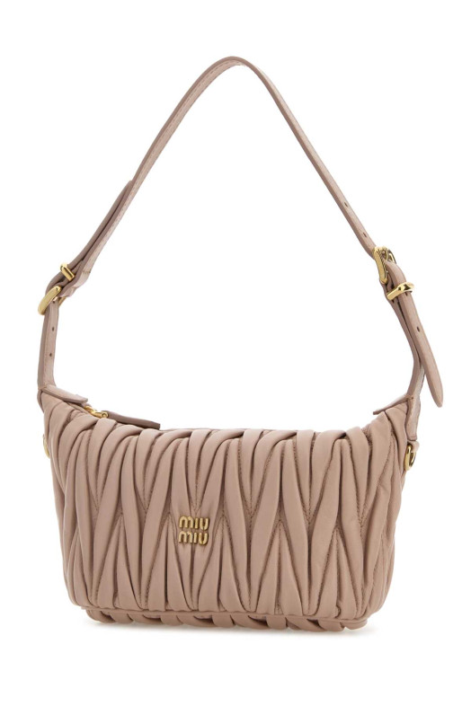 Pink leather handbag MIU MIU (5BP100AN88)