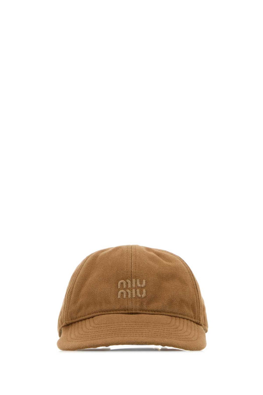 Camel cotton baseball cap MIU MIU (5HC3702CR2)