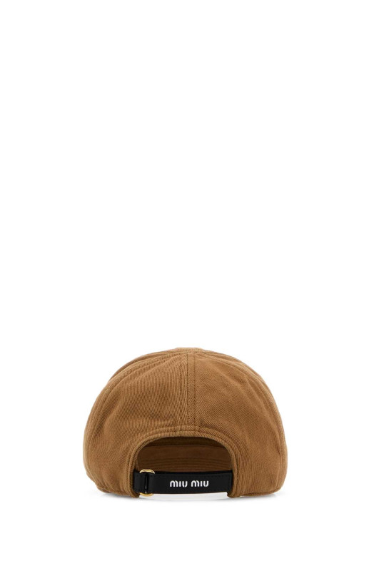 Camel cotton baseball cap MIU MIU (5HC3702CR2)