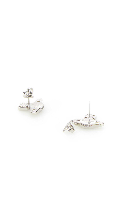 Embellished metal Carmela earrings VIVIENNE WESTWOOD (6201033A02P102SM)