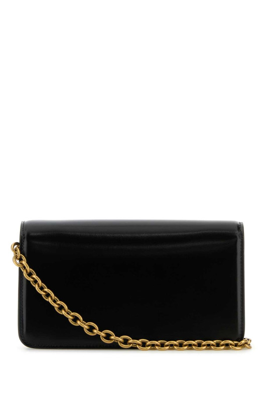 Black leather VLogo Signature shoulder bag Black VALENTINO GARAVANI (6W0B0R71GCB)