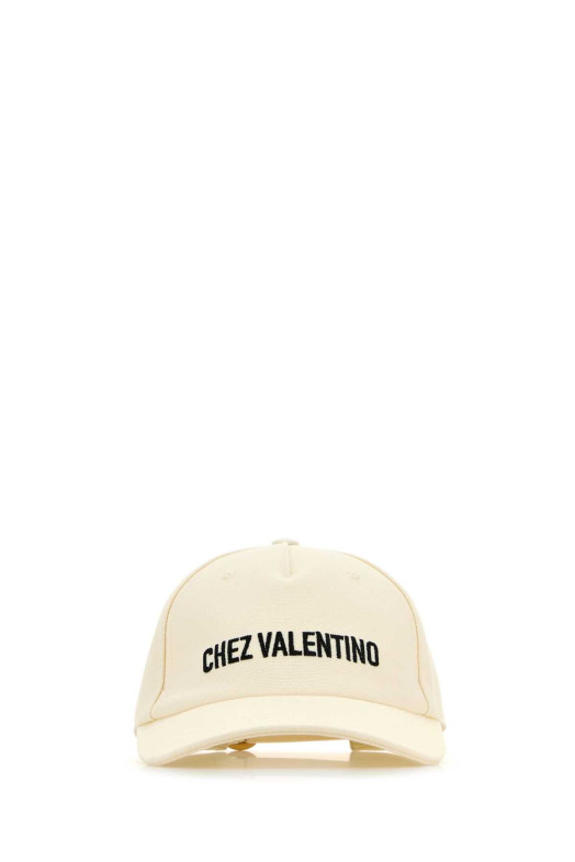 Ivory cotton baseball cap VALENTINO GARAVANI (6Y2HDA41FVH)