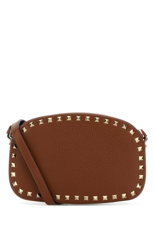 Caramel leather Rockstud crossbody bag VALENTINO GARAVANI (7W2B0S17VSF)
