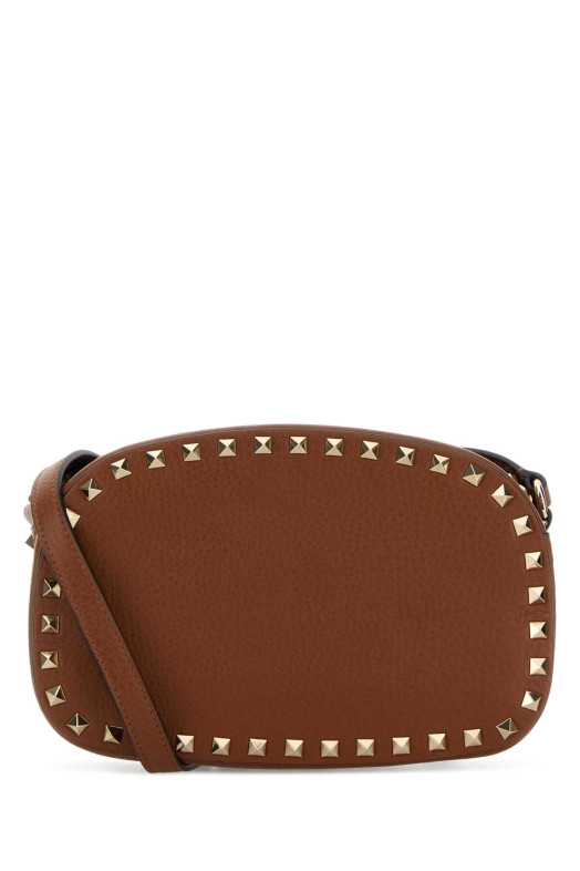 Caramel leather Rockstud crossbody bag VALENTINO GARAVANI (7W2B0S17VSF)