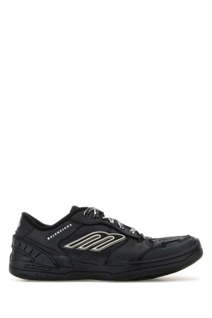 Slate leather Hamptons sneakers Black BALENCIAGA (841765WCURB)