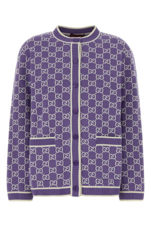 Embroidered cotton cardigan GUCCI (856262XKE0M)