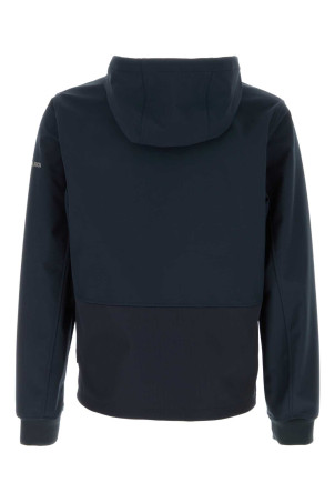 Navy blue stretch polyester jacket WOOLRICH (CFWOOU1155MRUT3496)