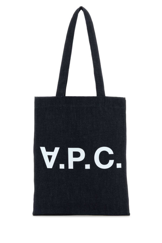 Denim Laure shopping bag Blue A.P.C. (COHIZM61445)