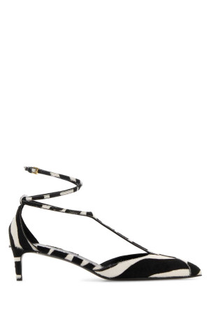 Printed calf hair Mia 45 pumps KHAITE (F3085711L711)