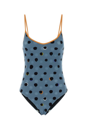Printed stretch nylon swimsuit FENDI (FXBA70AT9G)