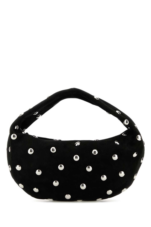 Black suede medium Olivia shoulder bag Multicolor KHAITE (H6011726L726)